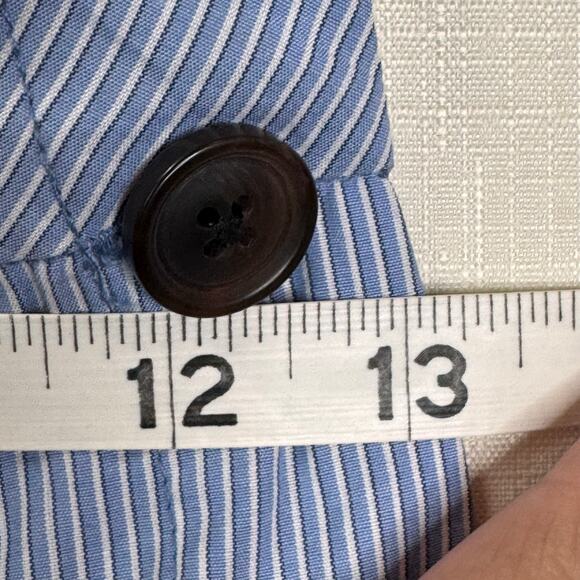 UO Kaye Midi Dress Size XS 100% Cotton Sundress Pinstripe Coastal Cottage Preppy - Picture 11 of 12